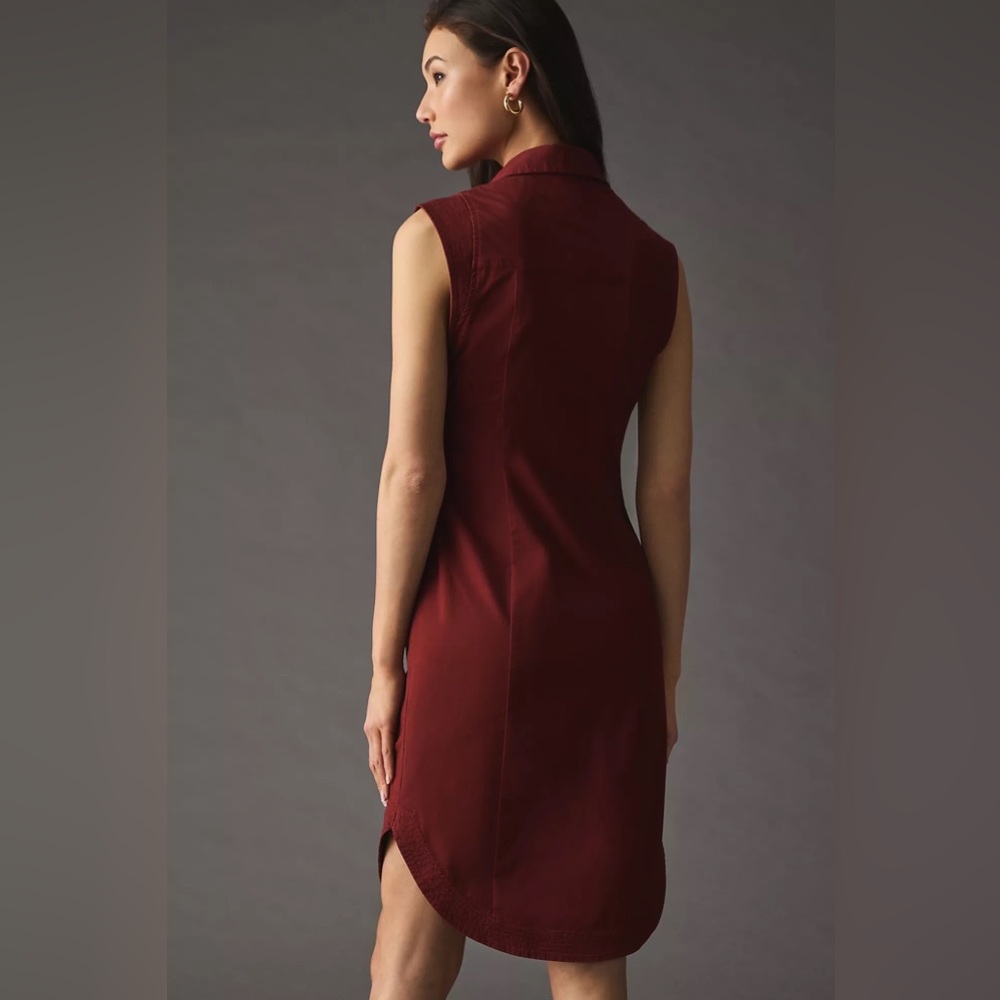 Pilcro Collared Mini Shirt Dress - Picture 3 of 14